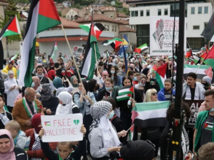 skup podrske palestini u sarajevu fena