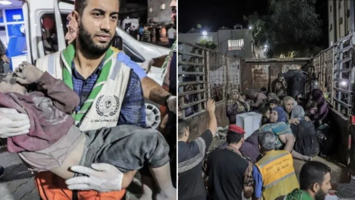 Gaza crkva pogođena