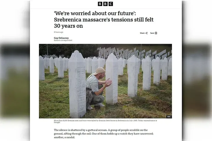 BBC o 30 godisnjici genocida u Srebrenici