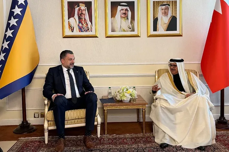 Bahrein Elmedin Konakovic ministrom vanjskih poslova Kraljevine Bahrein