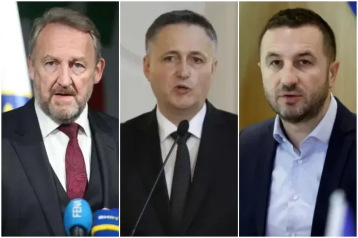 Bakir Izetbegovic Semir Efendic Denis Becirovic 1