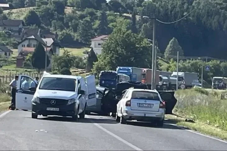 Banja Luka saobracajna nesreca roclana porodica iz Rusije povrijedena Foto: RTRS