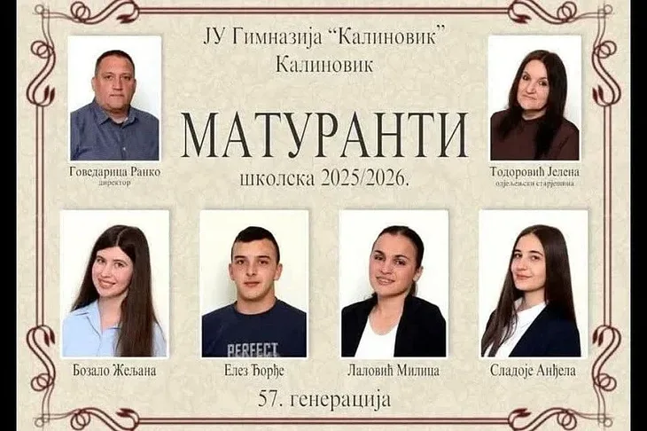 Cetiri daka koja su zavrsila srednju skolu ove godine u Kalnovnik