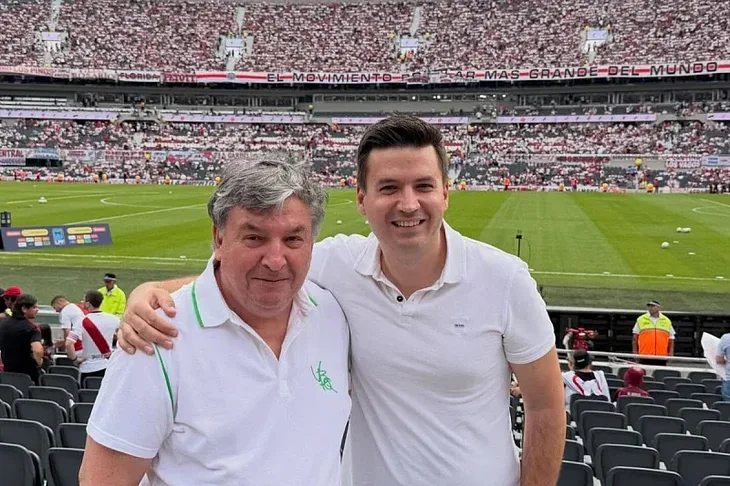 Damir Kasum s ocem na Monumentalu