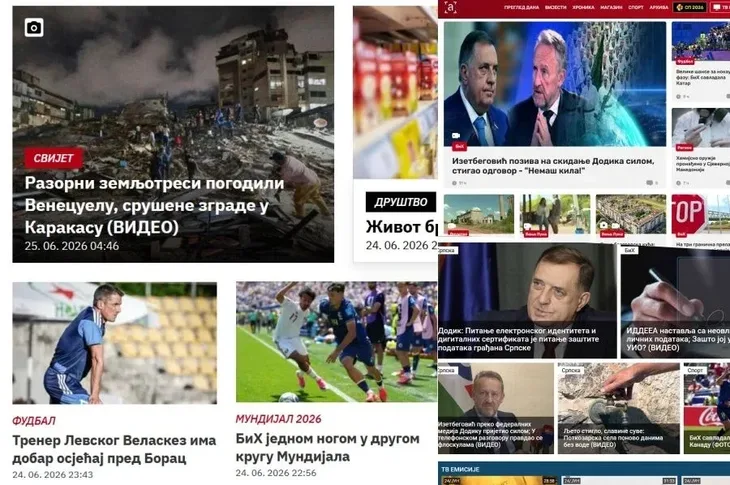 Dodikovi mediji izvijestili o historijskom uspjehu Bi H