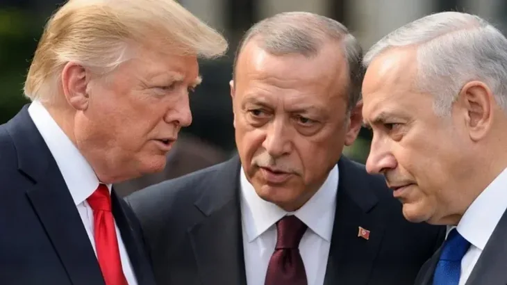 Donald Trump Recep Tayyip Erdogan Benjamin Netanyahu