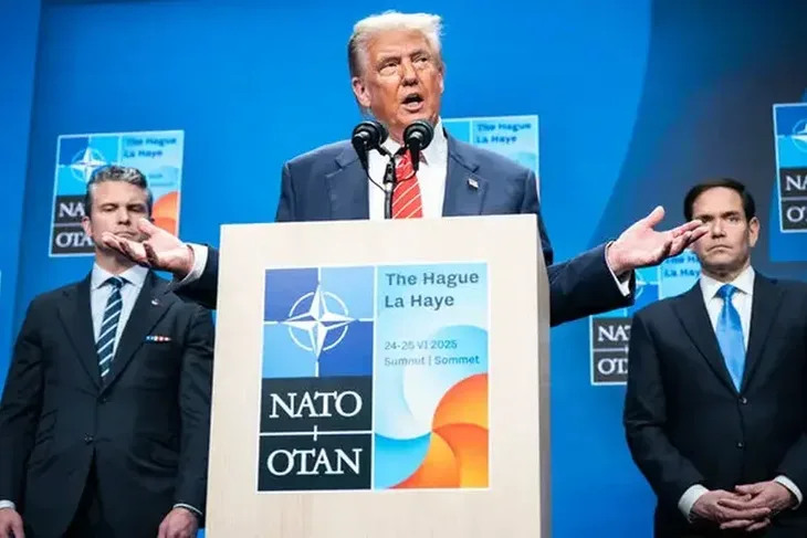 Donald Trump govori u NATO u