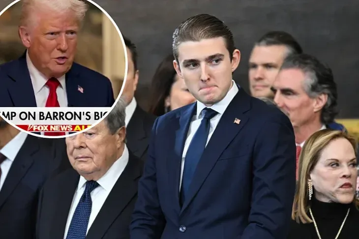 Donald Trump hvalio sina Barron Trump