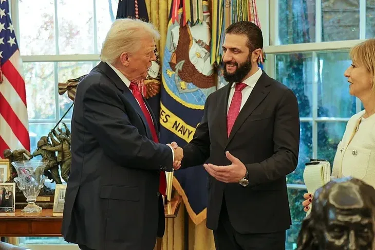 Donald Trump i Ahmed al Sharaa