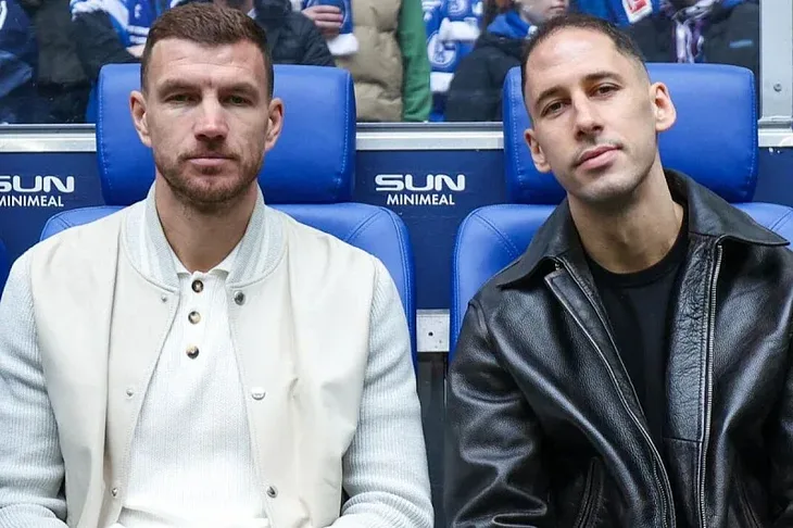Edin Dzeko i Nikola Katic