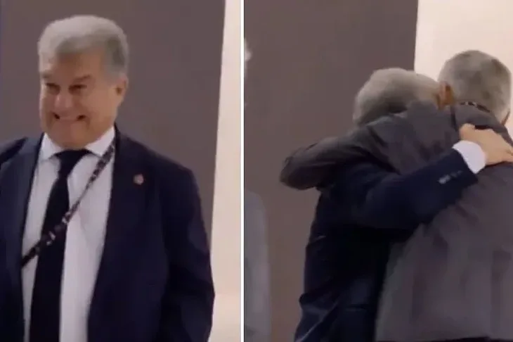 FC Barcelona Dani Olmo Joan Laporta