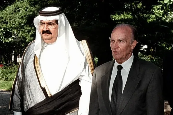 Hamad Thani i Alija Izetbegovic u Sarajevu