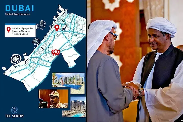 Hamdan Dagalo s predsjednikom UAE a Mohammed bin Zayedom