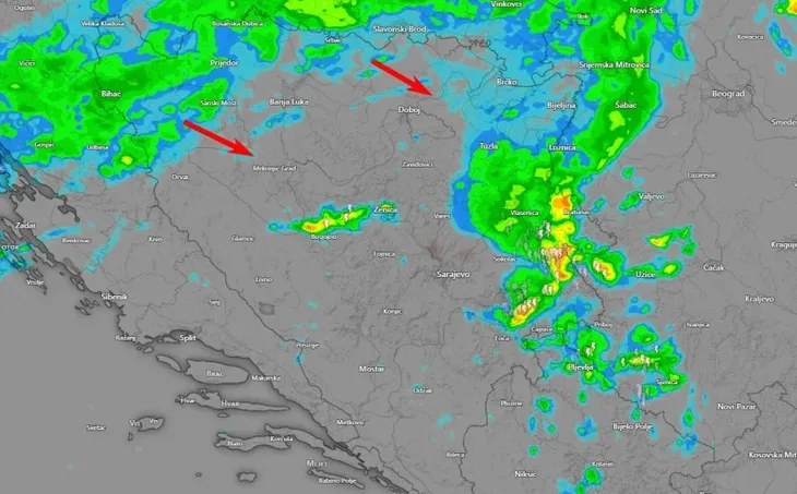BH Meteo pljuskovi