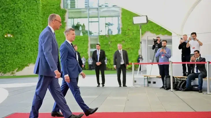Peter Magyar i Friedrich Merz