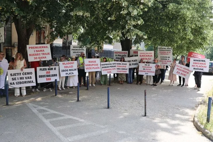 Sindikat pravosuđa hnk protest/ fena