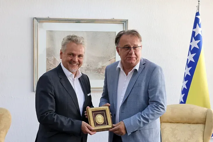 Nermin Niksic i Johann Sattler/ Vlada FBiH