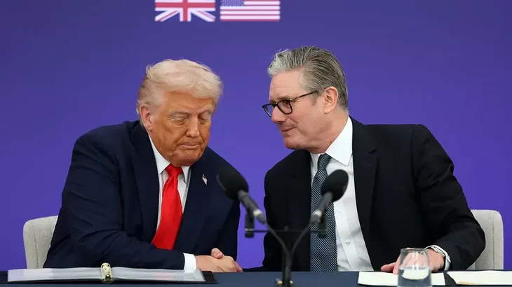 Donald trump i keir starmer