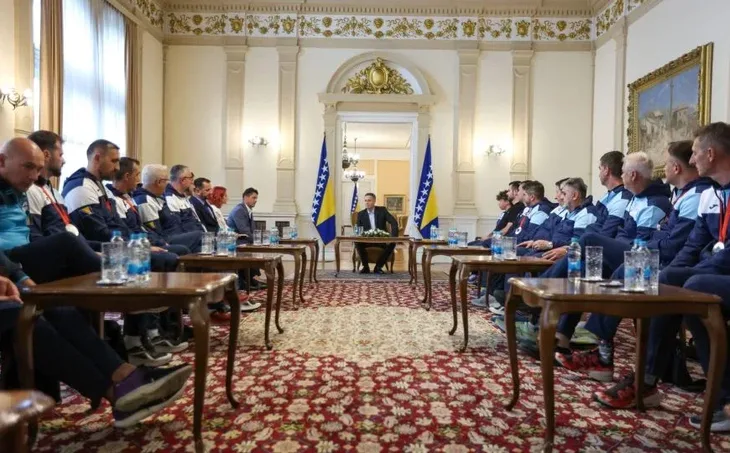 Bećirović organizovao prijem za paraolimpijski tim BiH/ Predsjedništvo BiH