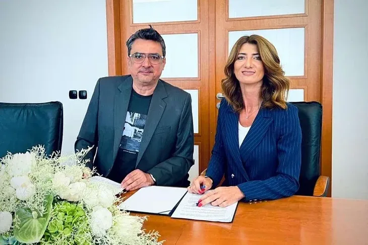 Bakir Hadžiomerović i Andrijana Katić