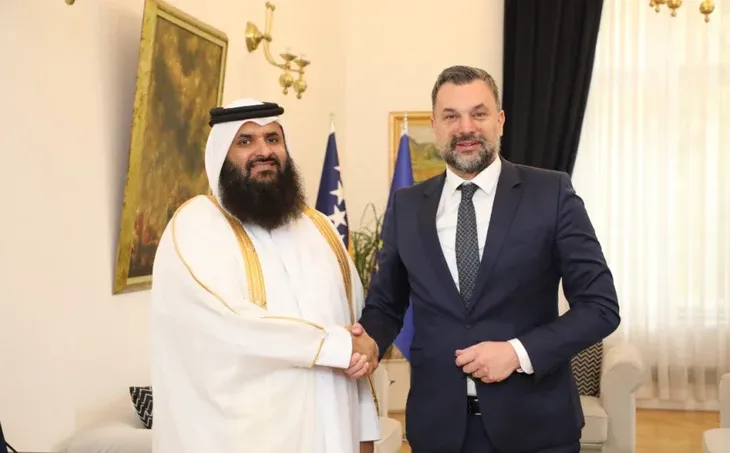 Meshal bin Ali Al-Attiyah i Elmedin Konaković