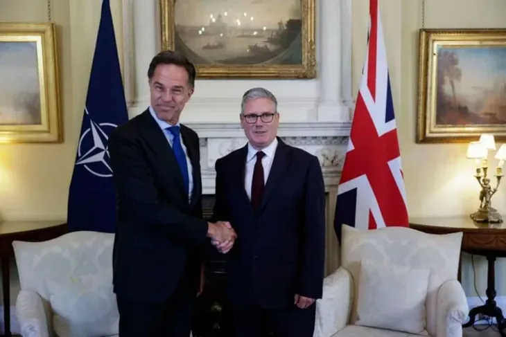 Keir Starmer i Mark Rutte