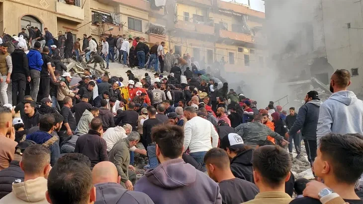 libanon zgrada urusavanje