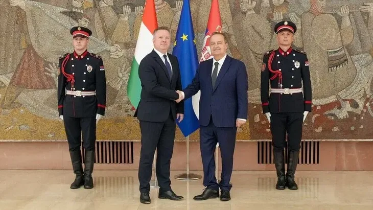 Ivica Dačić i Gaboro Pošfaij