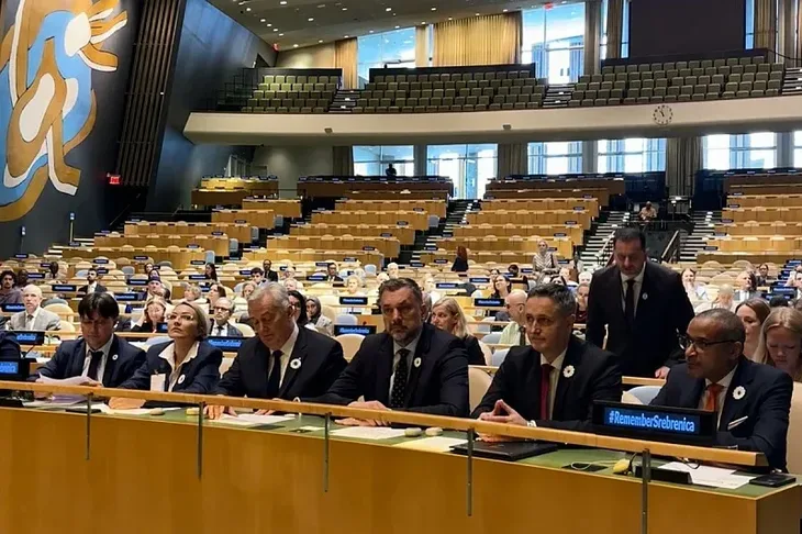 Konakovic i becirovic i un-u new york komemoracija za srebrenocu