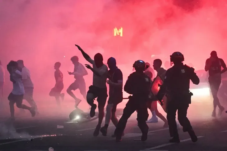francuska policija pred mec francuska maroko