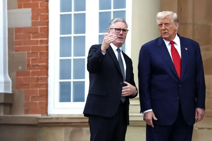 Starmer i Trump