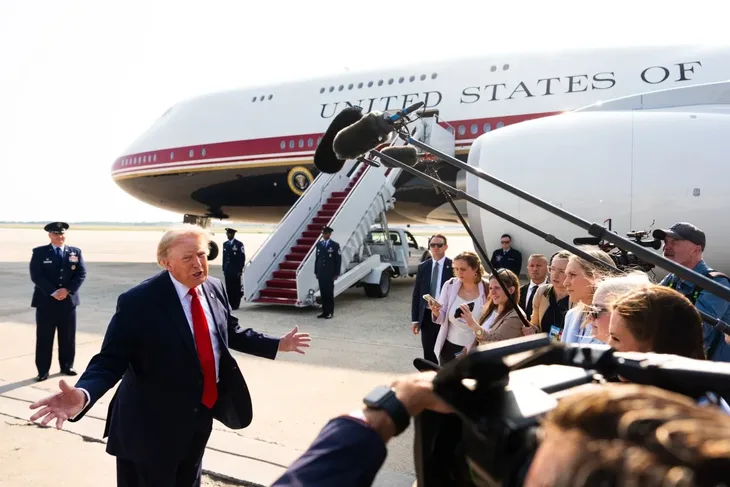Donald trump Air Force One avion