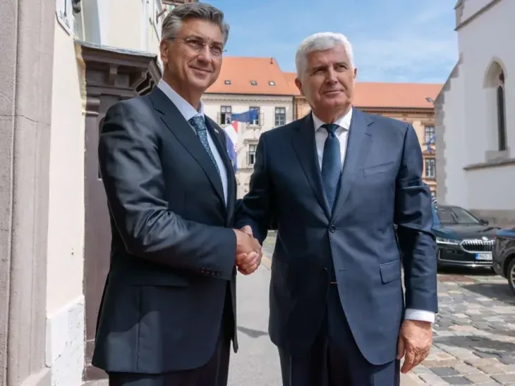Andrej Plenković i Dragan Čović