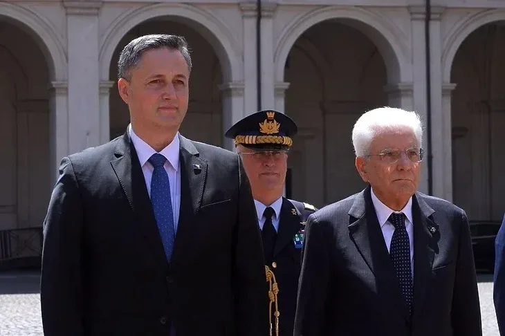 Becirovic i oredajednik italije
