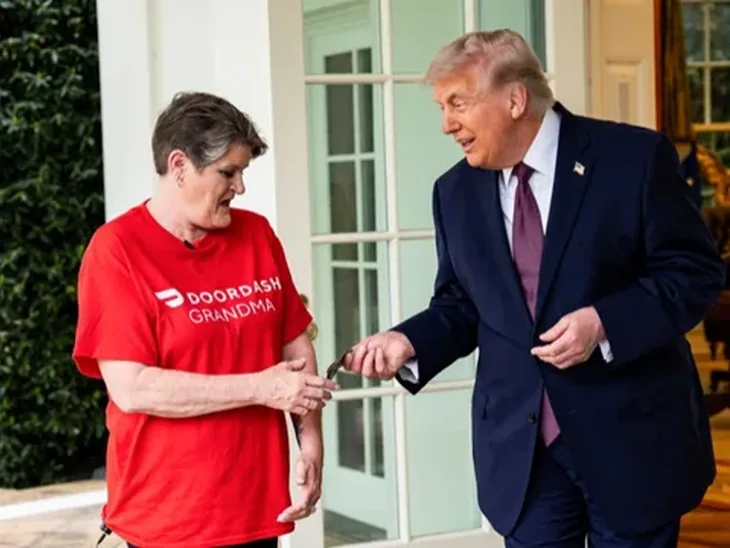 Trump baksis mcdonalds