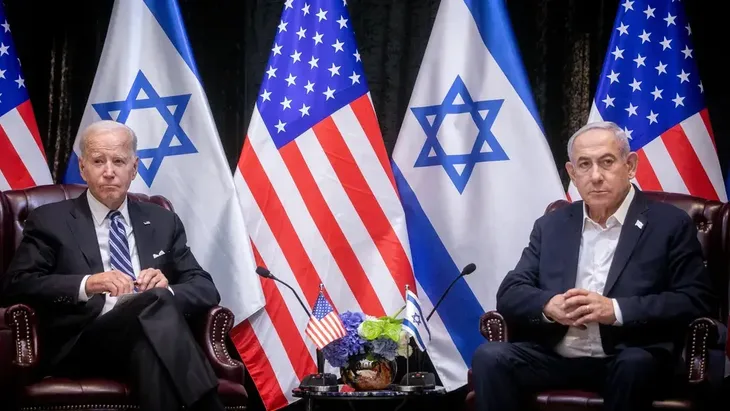 Joe biden i Netanyahu