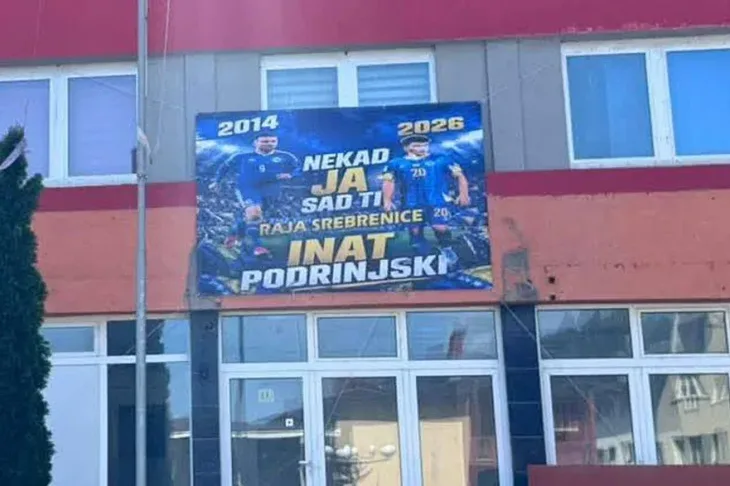 Esmir Bajraktarević baner srebrenica