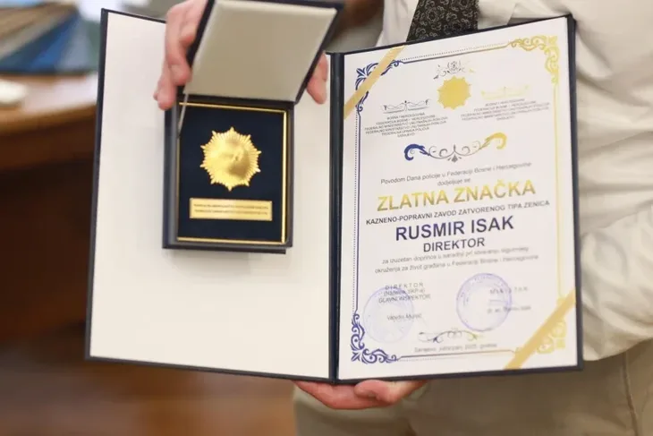 Rusmir Isak zlatna znacka