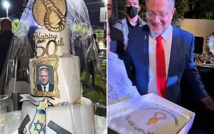 Izrael Ben Gvir rođendan torta