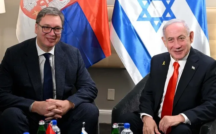 Aleksandar Vučić i Benjamin Netanyahu
