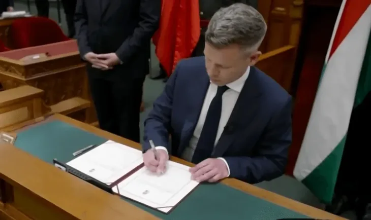 Peter Magyar mađarska polaganje zakletve