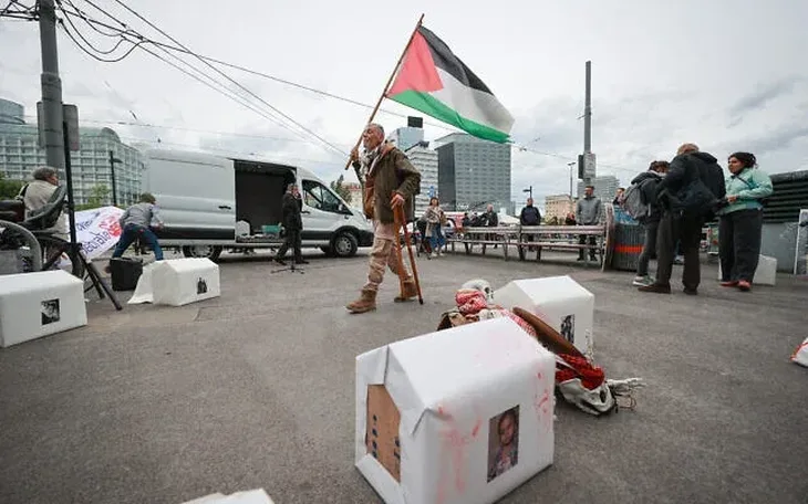 Austrija beč eurosong protesti gaza
