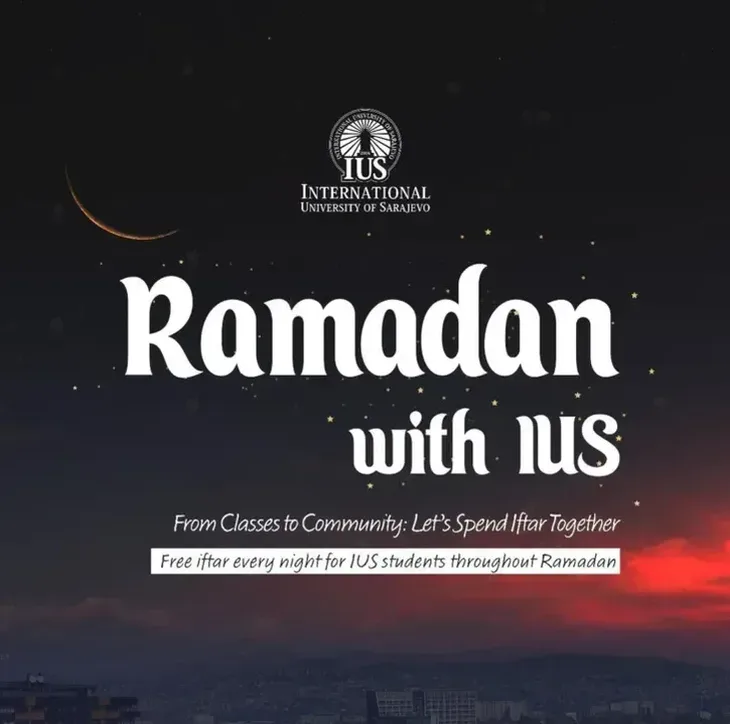Internacionalni Univerzitet u Sarajevu organizuje besplatan iftar za studente tokom Ramazana