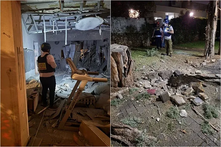 Iran 04 napad na Izrael raketa sa kasetnom bojevom glavom