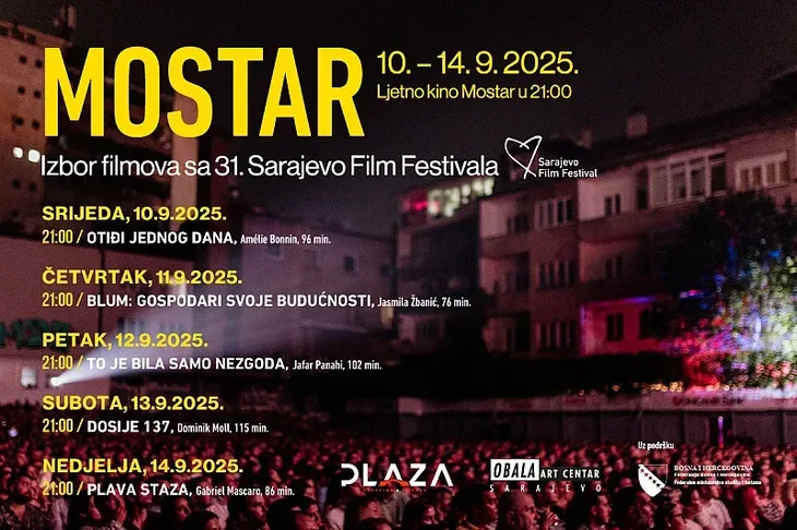 Izbor filmova iz programa 31 Sarajevo Film Festivala u Mostaru
