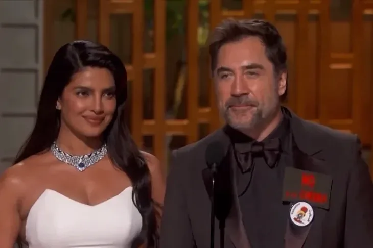 Javier Bardem nosio je i obiljezja kao znak podrske Palestini