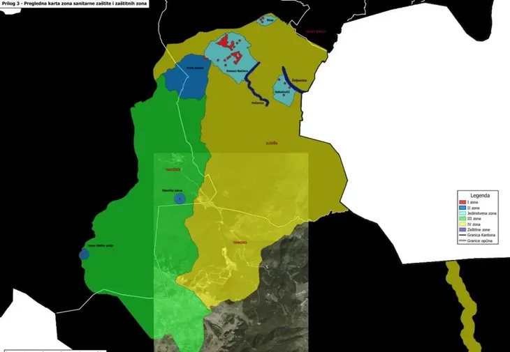 Karta izvorista i vodozastitna zona