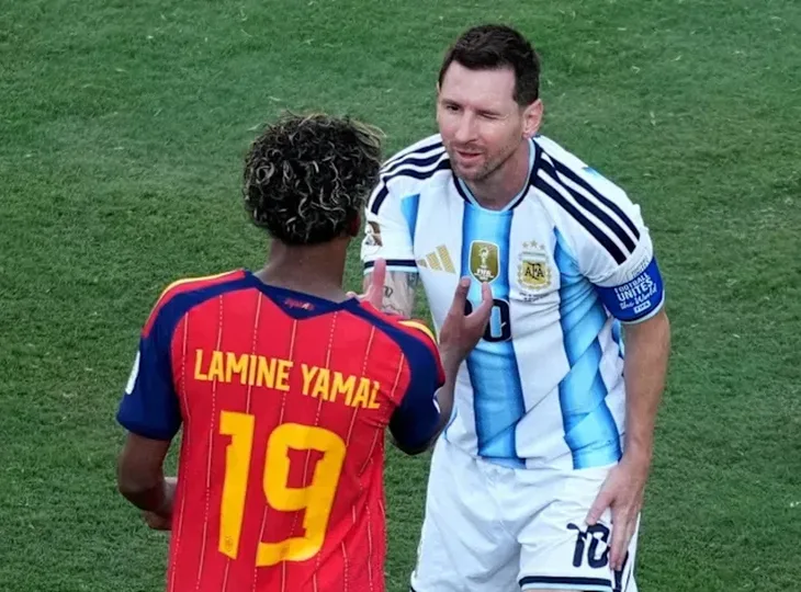 Lamine Yamal Lionel Messi