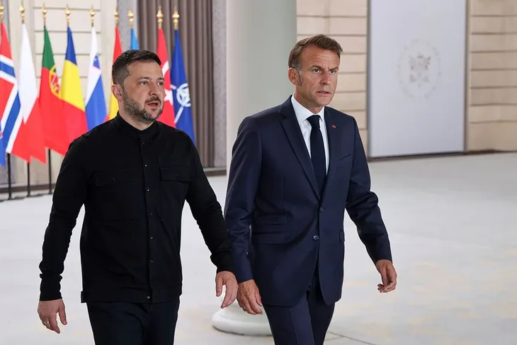 Macron zelenski