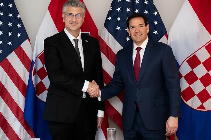 Marco Rubio Andrej Plenkovic